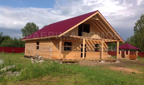 Строительство брусового дома в п. Андога, Череповецкий район