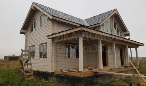 Строительство каркасного дома под крышу в д.Борисово, Череповецкий район