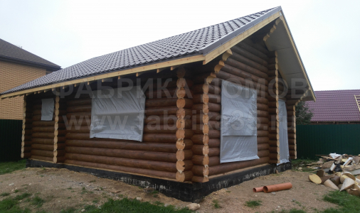 Строительство деревянной бани в д.Вичелово, Череповецкий район